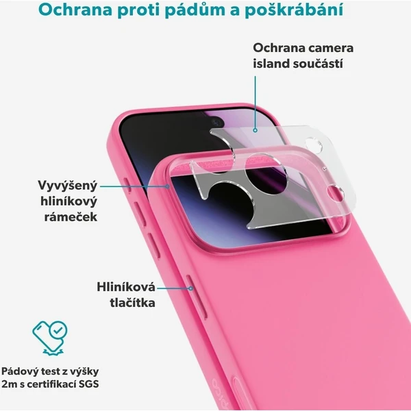Epico Silicone Pro Mag+ MagSafe/Qi2 silikonový kryt iPhone 17 Pro Max/18 Pro Max růžový - Pouzdra - Obrázek d_f9339406b1fc45aa8faaa8f587b52358