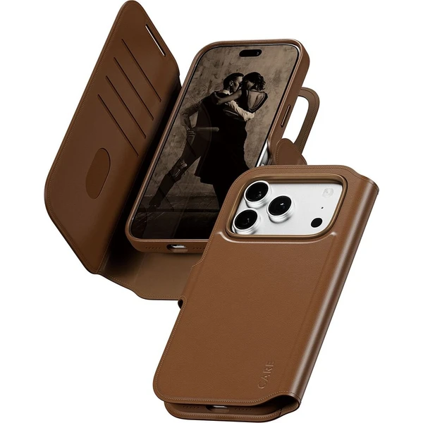 PanzerGlass CARE Tango 2v1 Wallet MagSafe pouzdro Apple iPhone 18 Pro/17 Pro hnědé - Pouzdra - Obrázek d_f9d8406eb5334a83937e96bef9279317