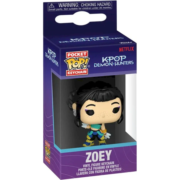 Funko POP! Pocket Keychain: K-Pop Demon Hunters - Zoey - Funko POP! - Obrázek d_fa98451940de44be9af74a8f667fbcb7