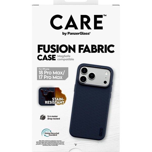 PanzerGlass CARE Fusion Fabric MagSafe kryt Apple iPhone 18 Pro Max/17 Pro Max modrý - Pouzdra - Obrázek d_fb0afab2581d4dc1b4510d4579c21b30