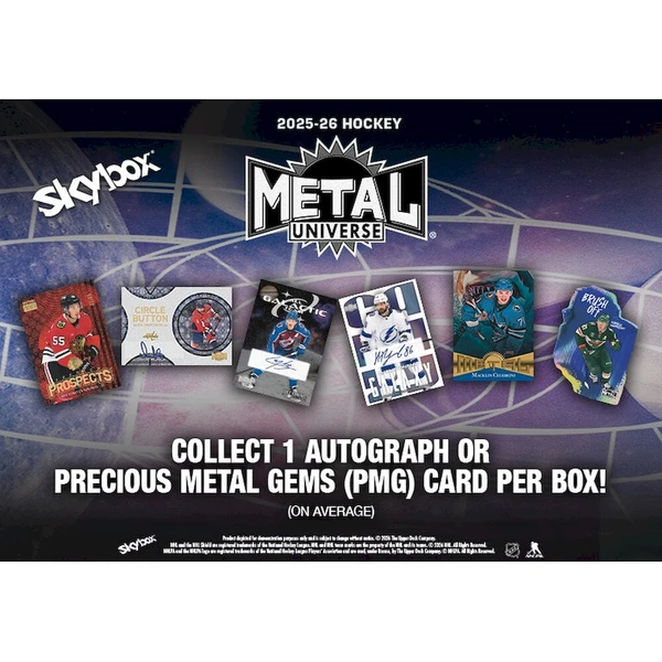 Hokejové karty 2025-26 Upper Deck Skybox Metal Universe Hockey Hobby Box - Hokejové karty - Obrázek d_fb40c463d3d348c6b829ae77180dd4c1