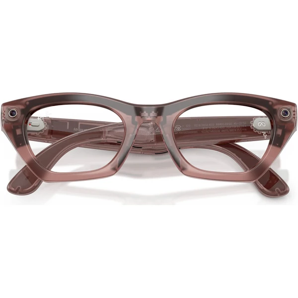 Meta RAY-BAN Zena Gen 3 (Střední) chytré brýle (zatmavovací šedá skla) růže - AR brýle - Obrázek d_fc5302b9f1734947adf91307c1755543