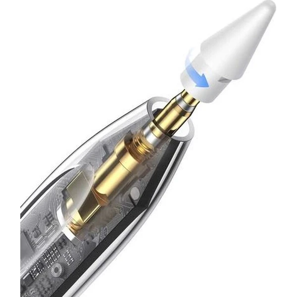 Baseus Smooth Writing 2 Stylus s bezdrátovým a kabelovým nabíjením USB-C bílý - Stylusy - Obrázek d_fc8ebe76d85a46329c4b596e7c08ddd5
