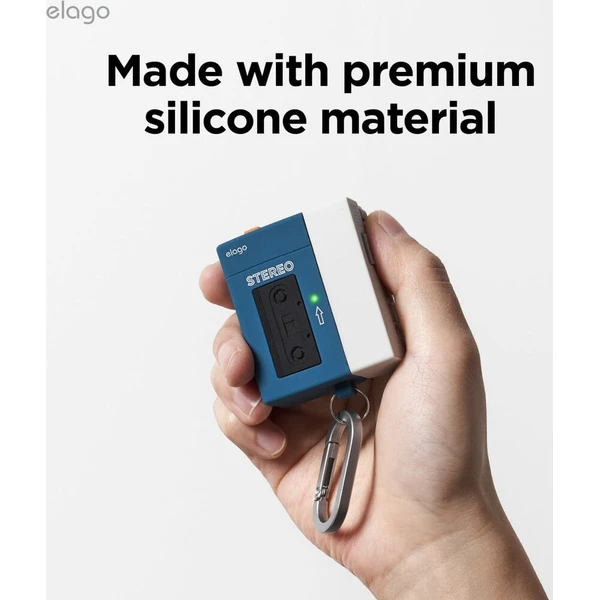 ELAGO Cassette Player pouzdro Airpods 4 tmavě modré - Pouzdra - Obrázek d_fcb2fa89e66745d88f88285f88d905eb