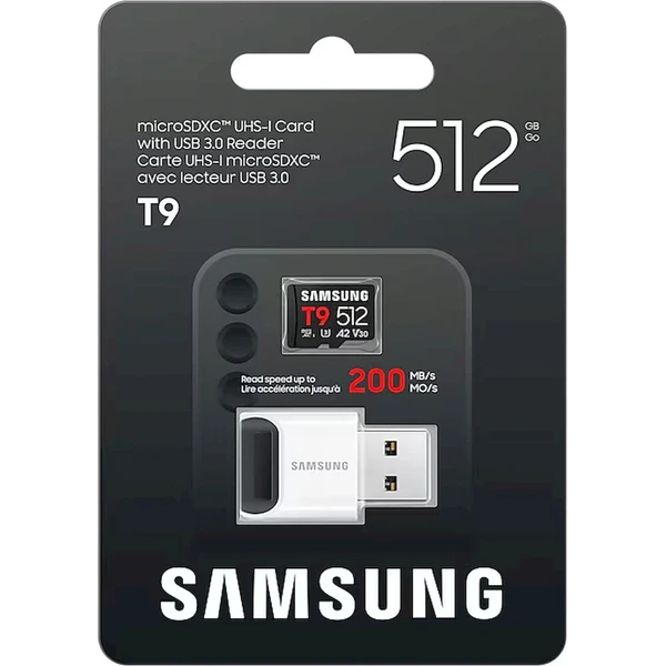 Samsung T9 microSD 512GB + USB Adaptér - Paměťové karty - Obrázek d_fcc7640821814fbaa9669eec420a4360