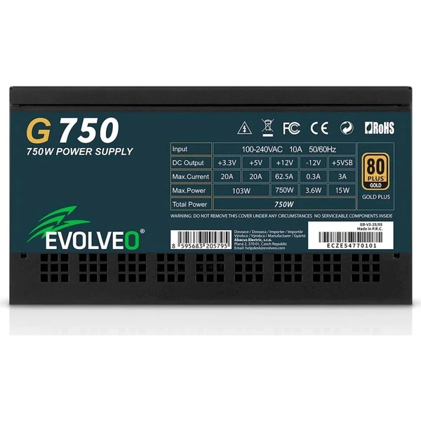 EVOLVEO G750 750W černý - Zdroje - Obrázek d_fdede530dcfb4568a13efbddaf3a3e19