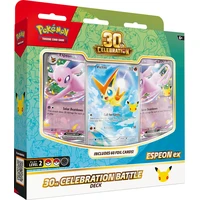Pokémon TCG: 30th Celebration Battle Deck - Espeon ex & Umbreon ex - Pokémon karty