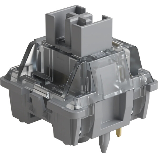 Akko V3 Silver Pro lineární 5-pin 45 ks Stříbrná