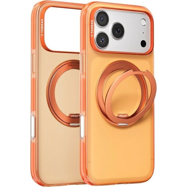 Torras Ostand O3 Hue MagSafe kryt iPhone 17 Pro golden citrus