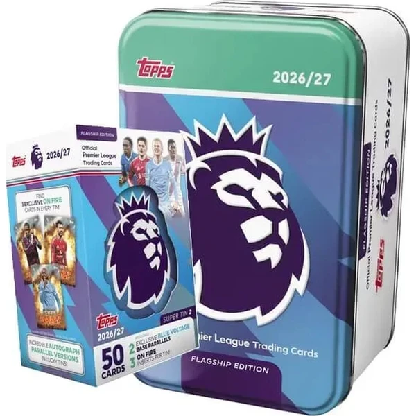 Topps Premier League 2027 - Super Tin (with tray) - Fotbalové karty - Obrázek d_fea2df1808bf40038b11bb4af319214a