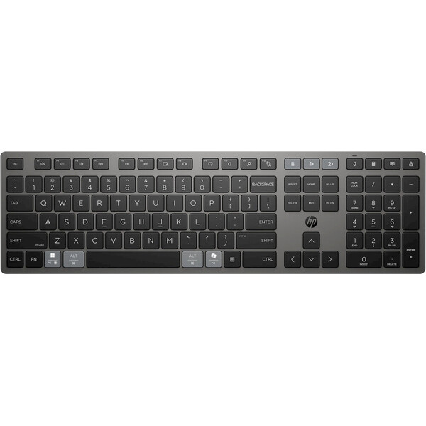 HP 720 Capacitor bezdrátová klávesnice šedá