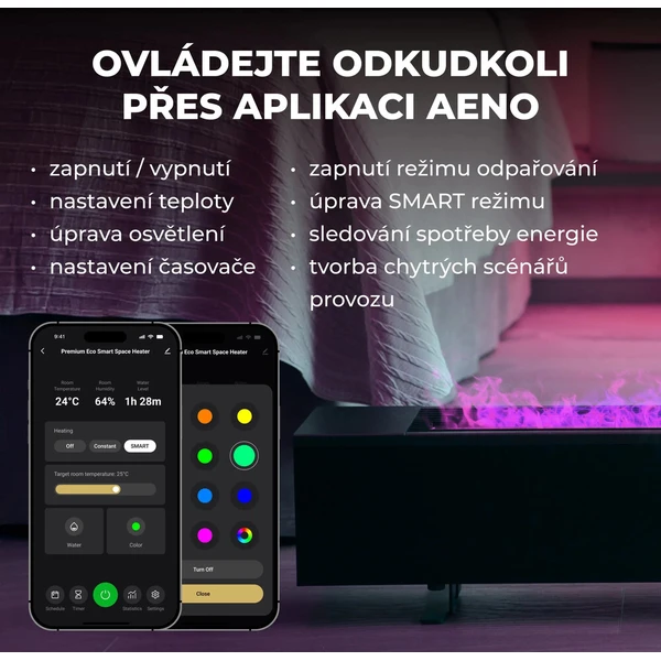 AENO FH2S chytré topení 2000W, efekt plamene černé - Topidla - Obrázek d_ff33217c258f4017998430e1f9a7cfd2