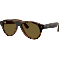 Meta RAY-BAN Aviator Gen 3 (Velké) chytré brýle (hnědá skla) želva - AR brýle