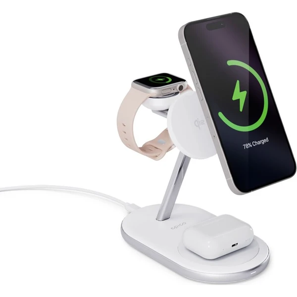 Epico UltraBase Qi2/MagSafe 3v1 Mag+ bezdrátový nabíjecí stojánek bílý - Nabíječky - Obrázek d_ff4a4da56fff4ffa8ca6de68c071bda5