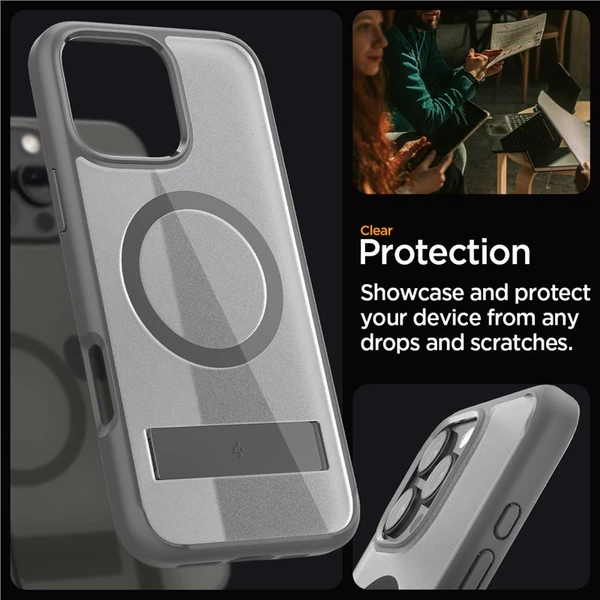Spigen Ultra Hybrid S MagSafe krytiPhone 16 Pro Max frost gray - Pouzdra - Obrázek da081cc54791417791ca93e2f11d9852