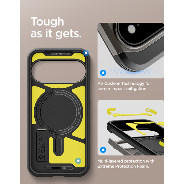 Spigen Tough Armor MagSafe kryt Google Pixel 11 Pro XL gunmetal - Pouzdra - Obrázek da39e60a0e6b4f02ae1df37d36e1484d