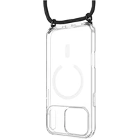FIXED MagPure Neck kryt s černou šňůrkou na krk pro Apple iPhone 17 Pro Max - Pouzdra