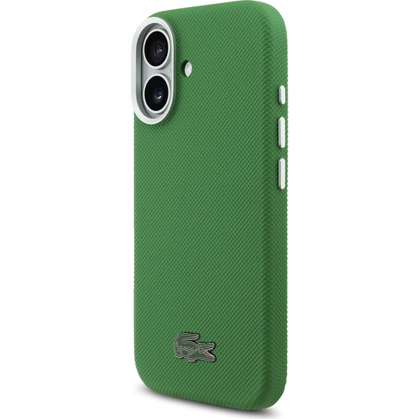 Lacoste Iconic Petit Pique Metal Logo MagSafe kryt iPhone 17 zelený - Pouzdra - Obrázek da4077399d034a1d8c90ffe2bb5b18fc