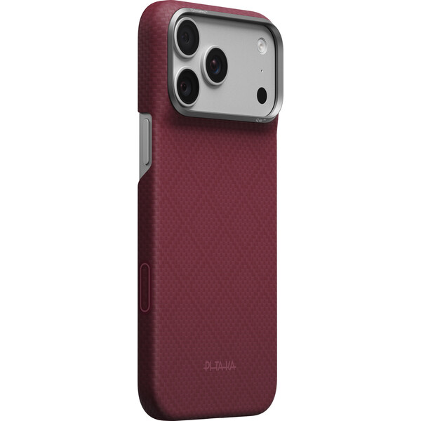 Pitaka Edge Case Argyle MagSafe kryt iPhone 18 Pro Max Burgundy