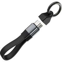 FIXED Clip Cable USB-C kabel s karabinou, 3.2 Gen 2 10Gb/s, 4K 60Hz, PD 240W, černý - Kabely a redukce