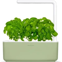 Click and Grow Smart Garden 3 chytrý květináč + 3ks kapslí se semínky bazalky šalvějově zelený - Květináče