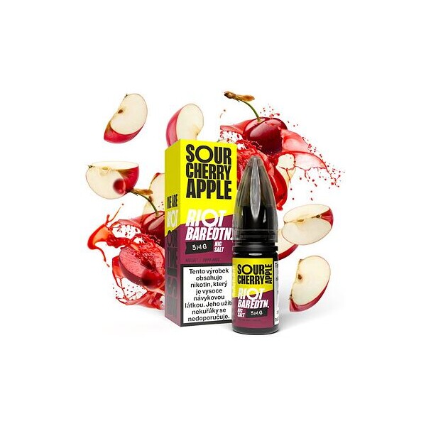 Riot BAR EDTN Salt Třešeň a zelené jablko 10ml (10mg)