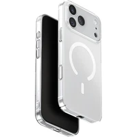 UNIQ Airsuit MagClick MagSafe kryt iPhone 17 Pro Max Glossy Clear/White - Pouzdra
