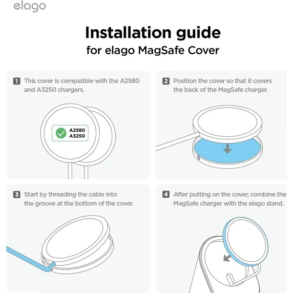 ELAGO Retro W5 Magsafe iPhone stojánek bílý - Držáky - Obrázek da8ad14c4bde4dda8d8b345fbca10942