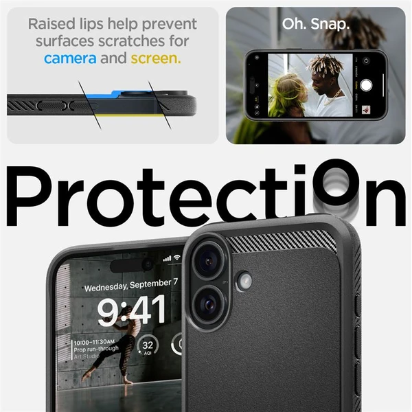 Spigen Rugged Armor MagSafe kryt iPhone 16 matte black - Pouzdra - Obrázek dae2836d286f4f05b3ab4d844051e36d