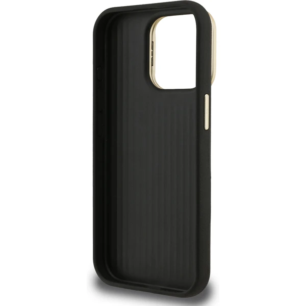 Guess PU Grained 4G Logo Stand Camera Frame kryt iPhone 15 Pro černý - Pouzdra - Obrázek daf0fc859c494e1490213c275deeb535