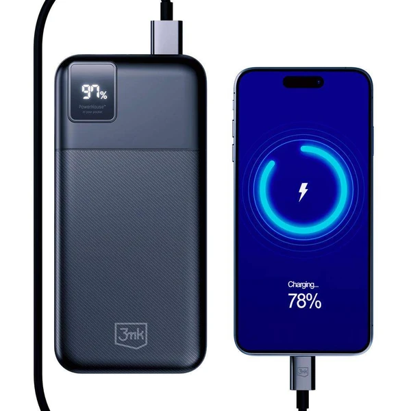 3mk PowerHouse powerbanka 20000 mAh černá - Powerbanky - Obrázek db12abe104df4d8aa63dc4c2b111ddec