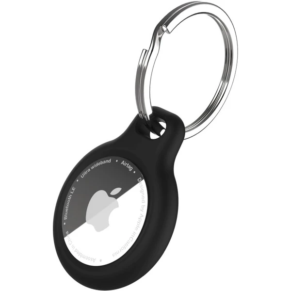 FIXED Silky silikonové pouzdro Apple AirTag černé - Pouzdra - Obrázek db1c0b788ad84c7ba90783d8848d5c29