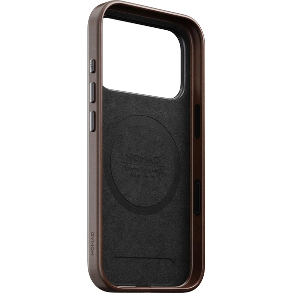 Nomad Traditional Leather (Horween) MagSafe kožený kryt iPhone 17 Pro/18 Pro Rustic Brown - Pouzdra - Obrázek db3ce5f964434438adea565a5e433935