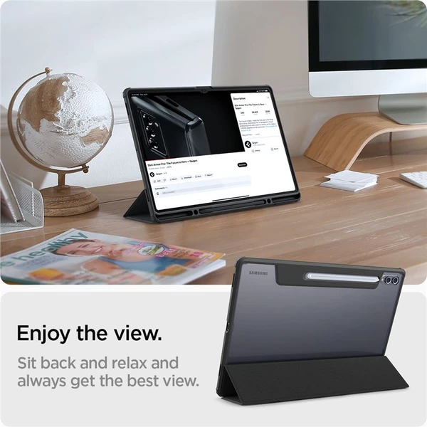 Spigen Ultra Hybrid Pro pouzdro Samsung Galaxy Tab S10/S9/S8 Ultra černé - Pouzdra - Obrázek db697b54f5c948f9b8ee80b2c5972d26