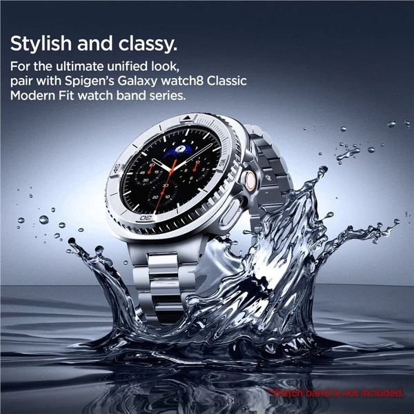 Spigen Bezel Tune Pro (Pilot) kroužek Samsung Galaxy Watch8 Classic 46mm stříbrný - Pouzdra - Obrázek db82c6a775854ae4b15da217e465ae1b