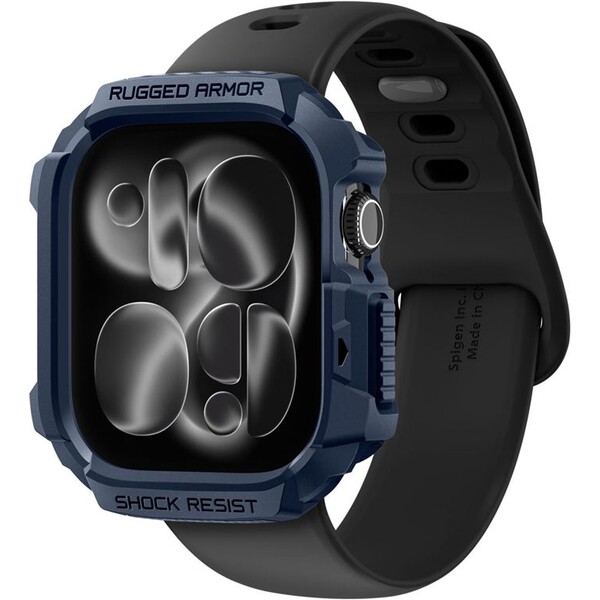 Spigen Rugged Armor 2 pouzdro Apple Watch 11 (42mm) navy blue