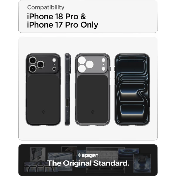Spigen Ultra Hybrid T MagSafe kryt iPhone 18 Pro/17 Pro matte black - Pouzdra - Obrázek dbc90cf05d5b4f8c86eacfff997c9a4c