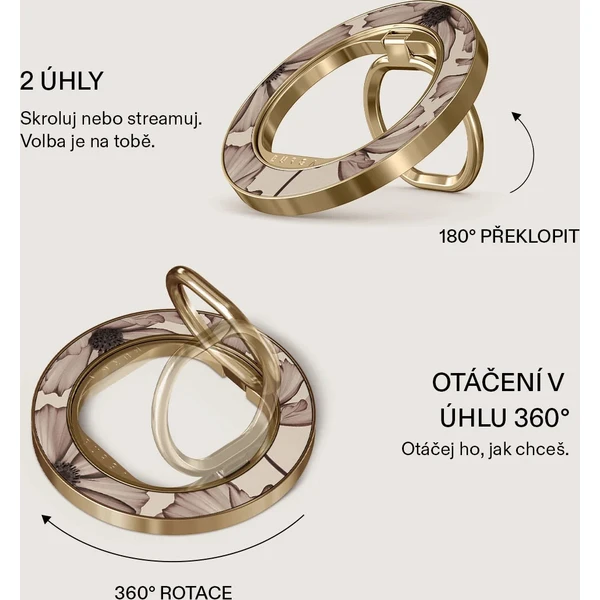 Burga Magnetic Ring držák Barely Yours zlatý - Držáky - Obrázek dbca09faf61b4896b130a3969921418b
