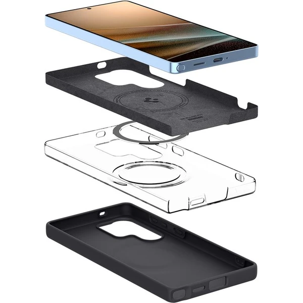 Spigen Silicone Fit MagSafe kryt Samsung Galaxy S25 Ultra černý - Pouzdra - Obrázek dbcf53cf5300477cbc7e4d435cfe8bf6