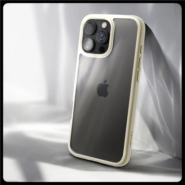 Spigen Crystal Hybrid kryt iPhone 16 Pro Max mute beige - Pouzdra - Obrázek dbe3ff5b8855403aa038241c09d1a258