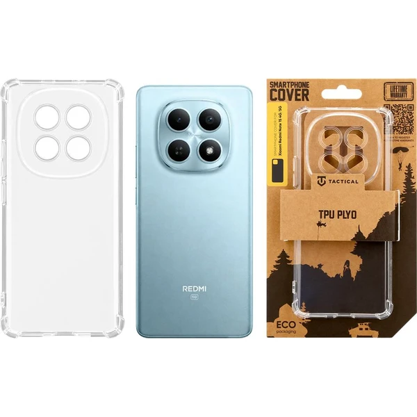 Tactical TPU Plyo kryt Xiaomi Redmi Note 15 4G/5G čirý - Pouzdra - Obrázek dc16fd439326420e83946ed025e5393e