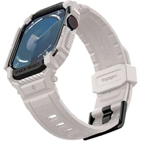 Spigen Rugged Armor Pro řemínek s pouzdrem Apple Watch 10/11 (42mm) béžový - Řemínky