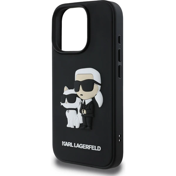 Karl Lagerfeld PU Saffiano Karl and Choupette kryt pro iPhone 16 Pro Max černý - Pouzdra - Obrázek dc45ae3c78254eb2bcb7c5fe798a52cd