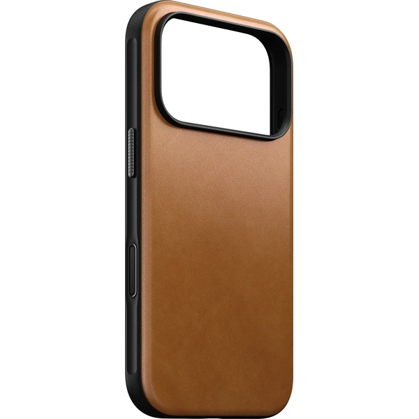 Nomad Modern Leather MagSafe kožený kryt iPhone 17 Pro/18 Pro English Tan - Pouzdra - Obrázek dc8b027ba29c42c6a874dc2c791cc13a