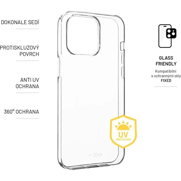 FIXED Slim AntiUV TPU kryt Apple iPhone 15 Pro Max čirý - Pouzdra - Obrázek dc928dc7726d4ec2898b346dc2d51b49