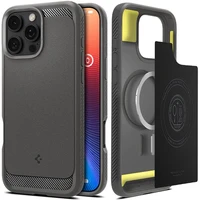 Spigen Rugged Armor MagSafe kryt iPhone 16 Pro Max gray - Pouzdra