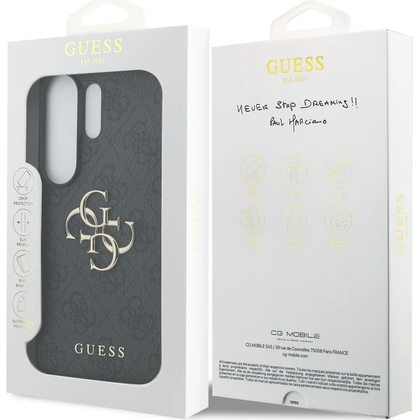 Guess PU 4G Metal Logo kryt Samsung Galaxy S26 Ultra šedý - Pouzdra - Obrázek dcac986cfee043b988d5273ff2f0e64e