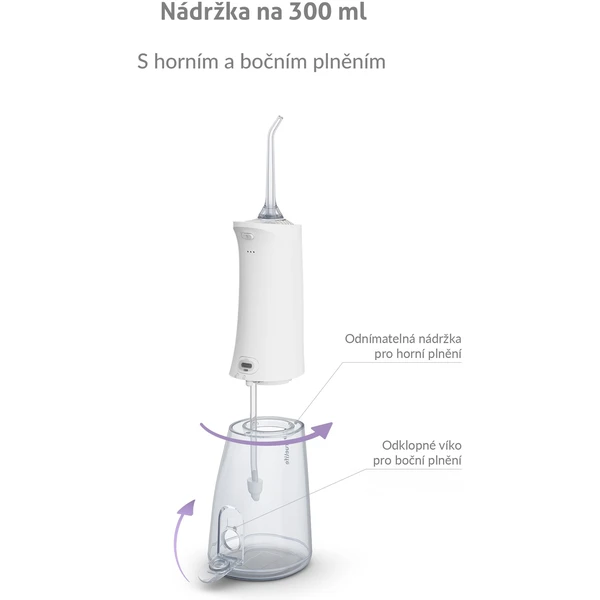 TrueLife AquaFloss Compact L100 ústní sprcha bílá - Ústní sprchy - Obrázek dcb2c6ef8b9149269e0e79ad765b691c
