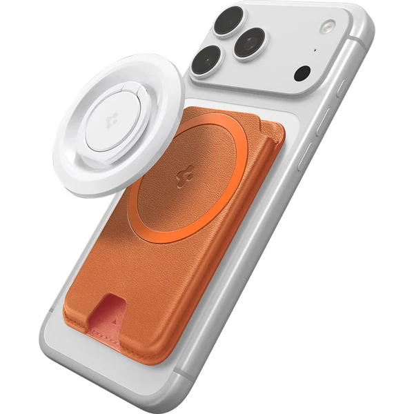Spigen Valentinus MagFit+ MagSafe Wallet 3 Card peněženka metallic orange - Peněženky - Obrázek dcb7d86bc2614f91accb410426c6a21a