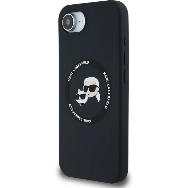 Karl Lagerfeld Liquid Silicone K&CH Heads MagSafe kryt iPhone 17e/16e černý - Pouzdra - Obrázek dcc7b89372624610b98559ab4ea129bf